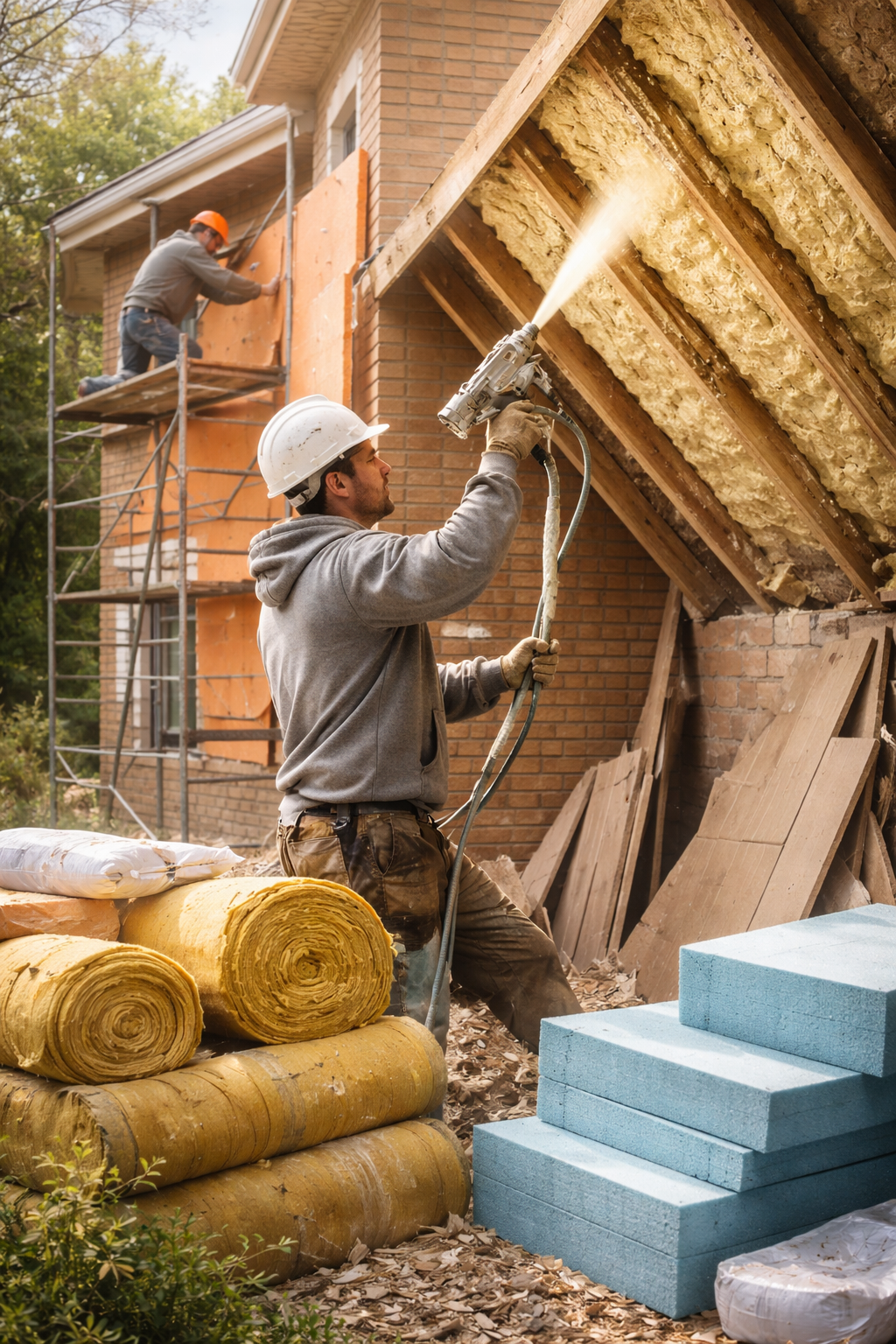Утепление домов в Моршанске под ключ от 4362 руб/м2 | Профессионально — ТепломастерМрш